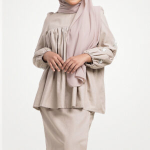 Orama - Mini Modern Kurung in Cotton Ramie